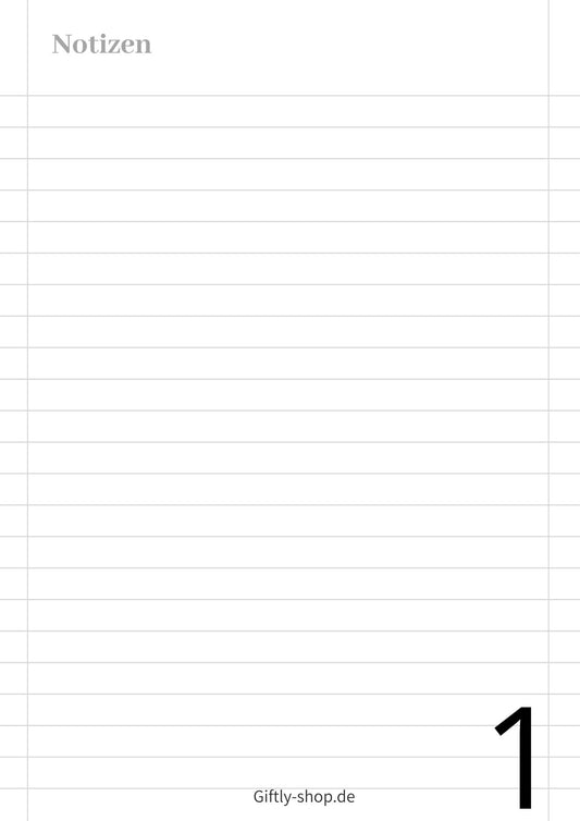 Personalisiertes Notizbuch mit medizinischem Design