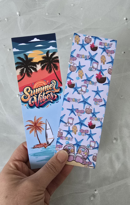 Set 2 Lesezeichen Sommermomente Pflege-Edition