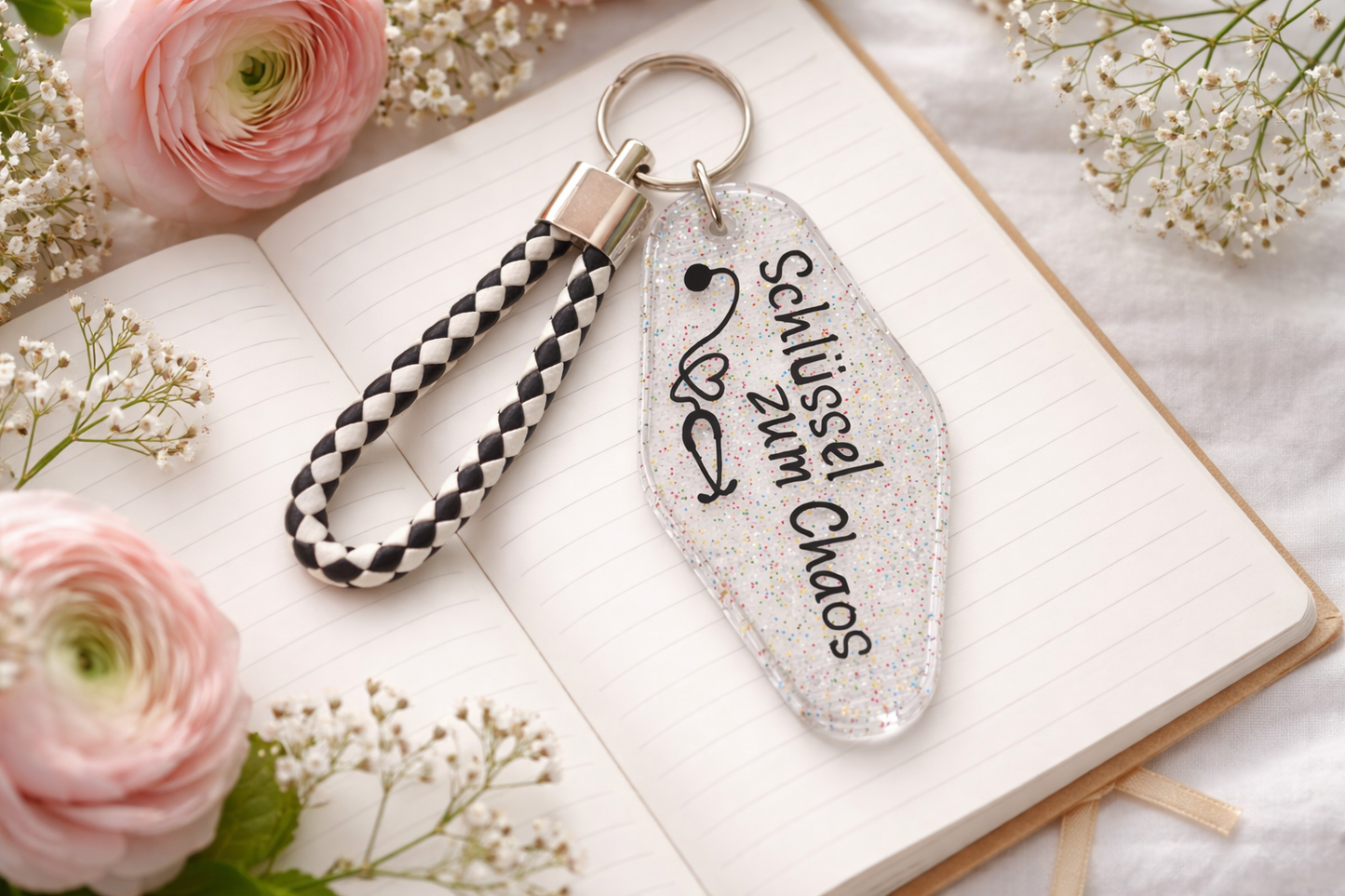 Schlüsselanhänger „Schlüssel zum Chaos“