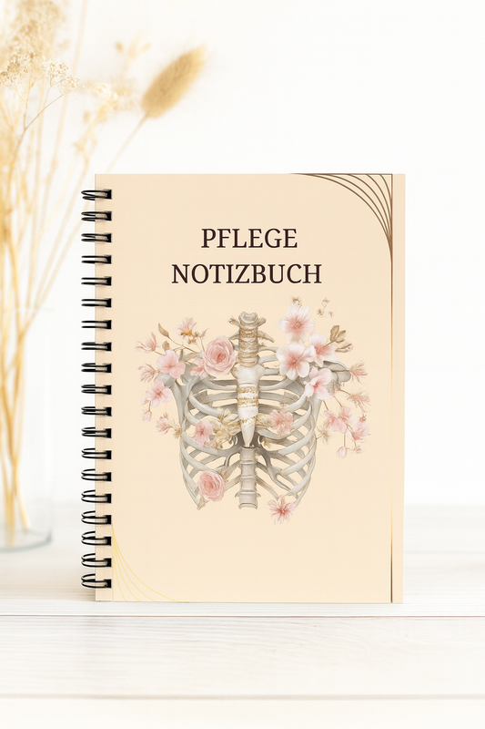 Anatomie Pflege Notizbuch