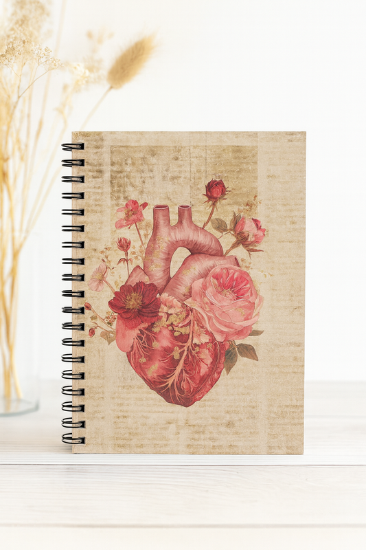 Anatomie Pflege Notizbuch Herz