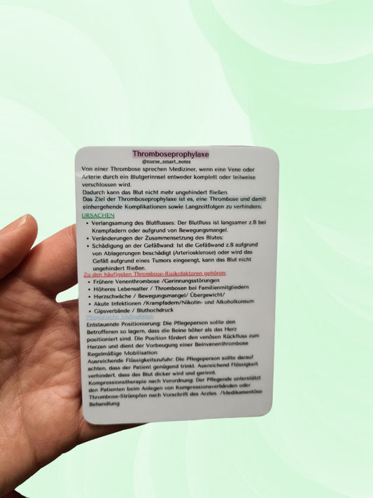 Prophylaxen-Set Referenzkarten