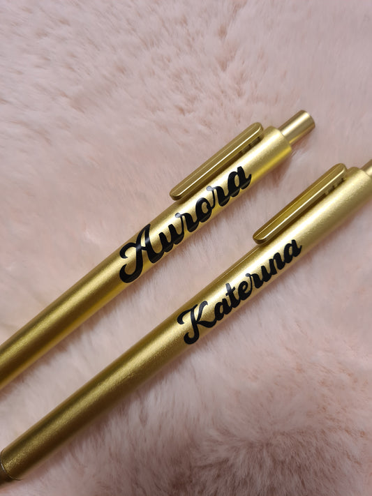 ✨ Personalisierter Gold-Stift – mit deinem Namen ✨