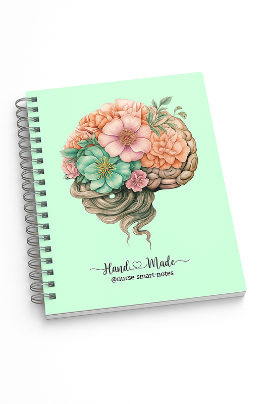 Personalisiertes Notizbuch mit medizinischem Design