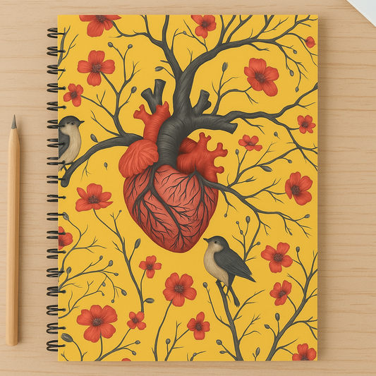 Personalisiertes Notizbuch mit medizinischem Design