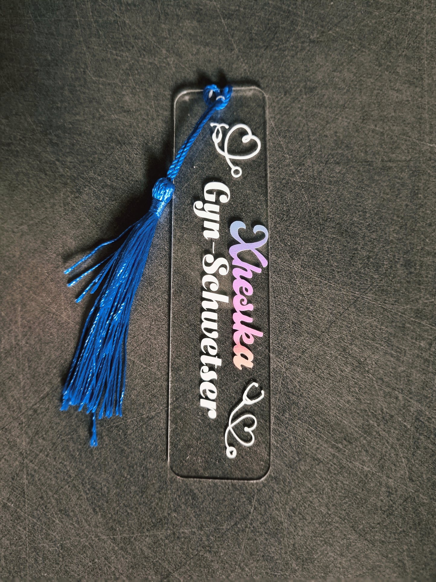 Personalisiertes Acryl-Lesezeichen