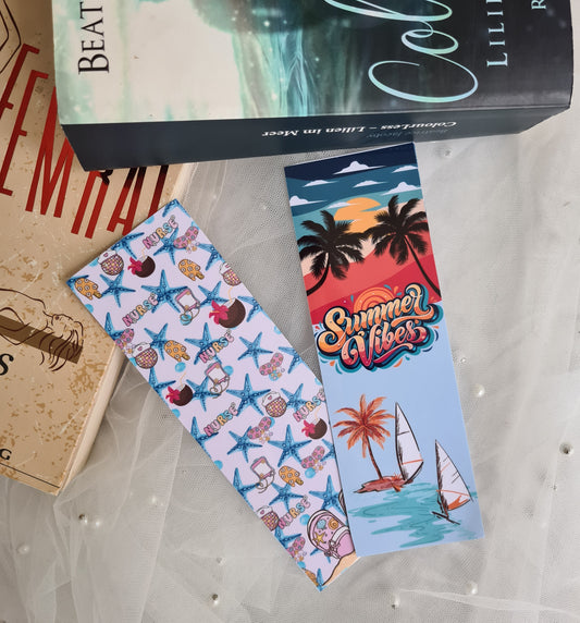 Set 2 Lesezeichen Sommermomente Pflege-Edition
