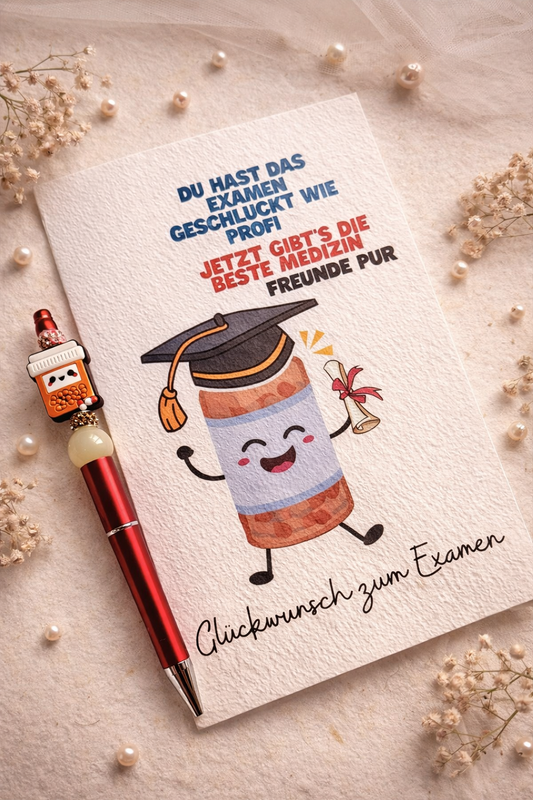 Glückwunsch Examen Karte